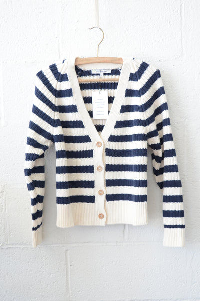 Low V-Neck Cardigan