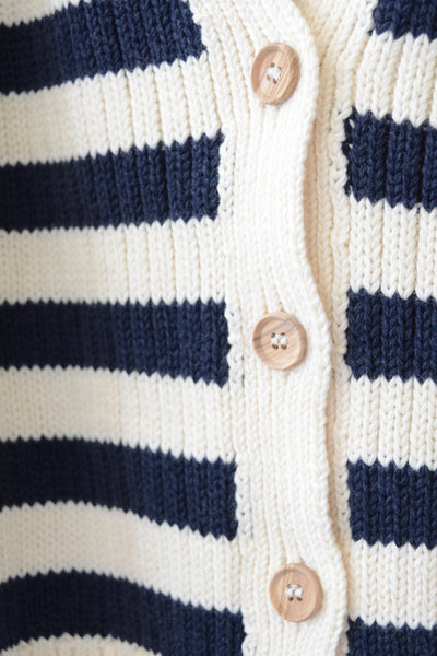 Low V-Neck Cardigan