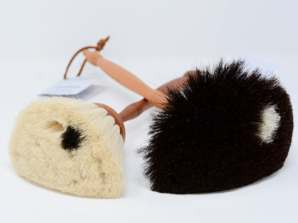 Spotted Goat Hair Duster