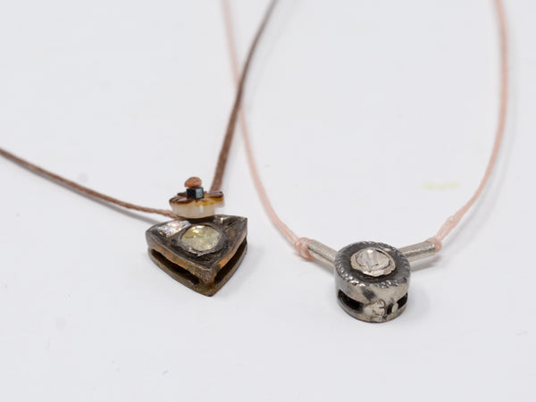 Polki Diamond Shield Necklace