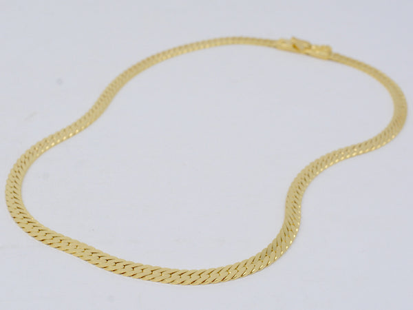 Flat Herringbone Necklace