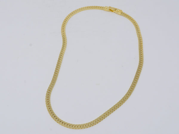 Flat Herringbone Necklace