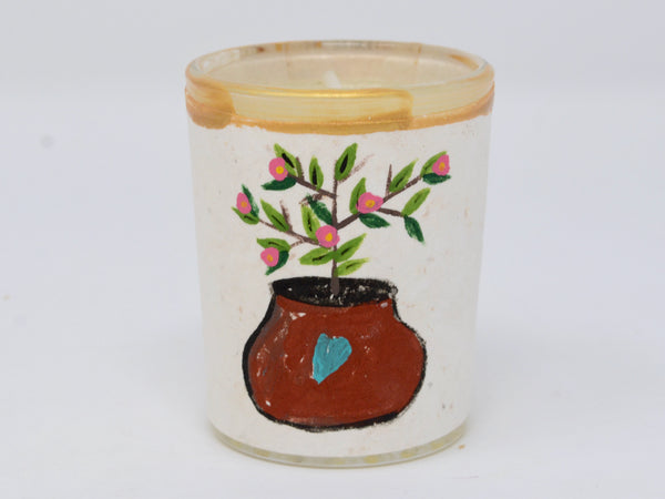 Handpainted Votive Holder