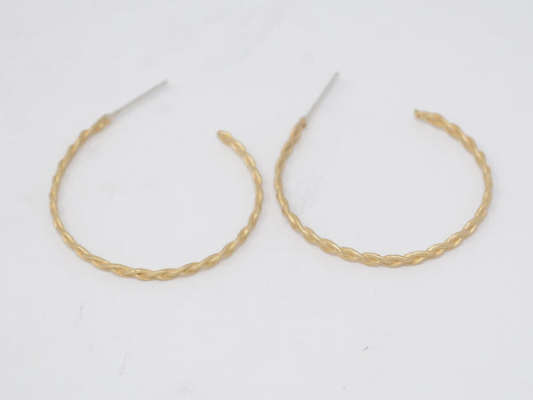 Large Braided Hoops