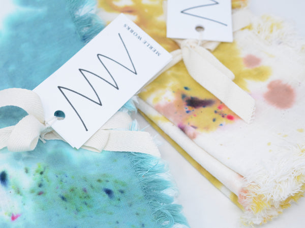Sunflower Hand-Dyed Linen Napkins
