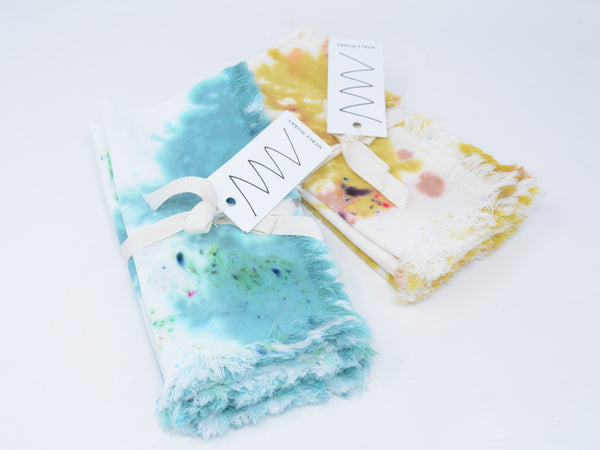 Sunflower Hand-Dyed Linen Napkins
