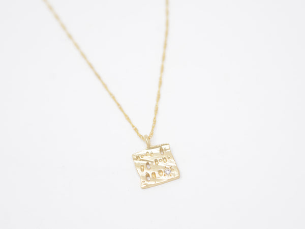 Sanctuary Square Diamond Pendant
