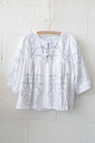 Mandarin Collar Top
