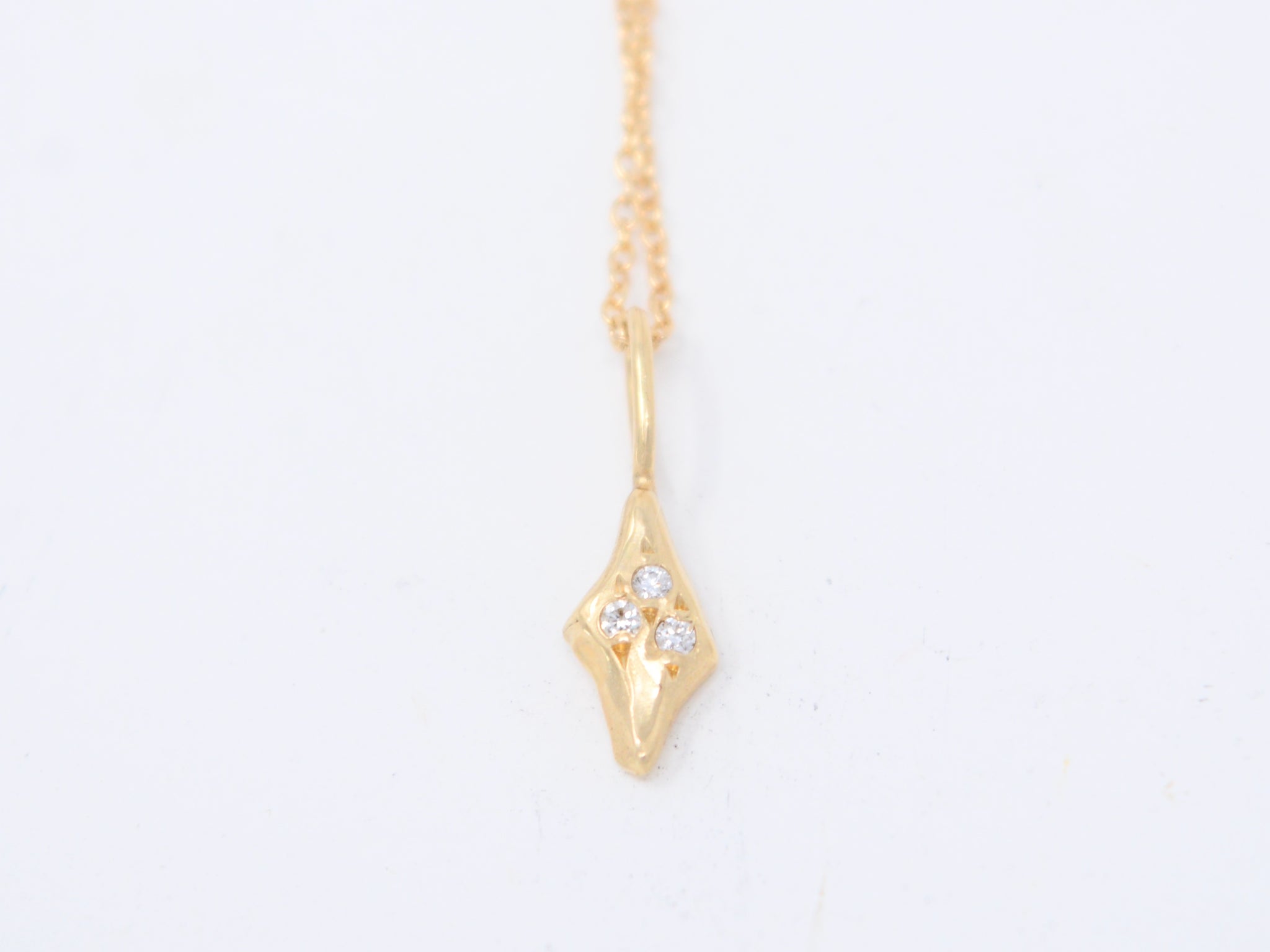 Triple Diamond Necklace