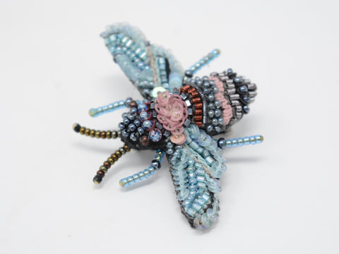 Rose Bee Brooch