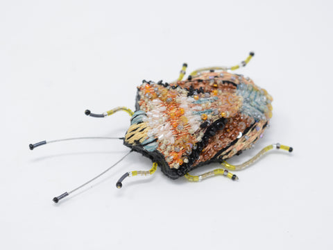 European Shield Bug Brooch