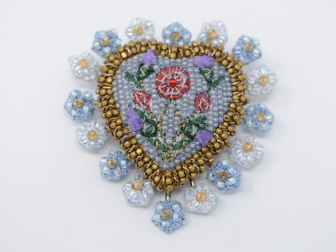 Heritage Heart Brooch
