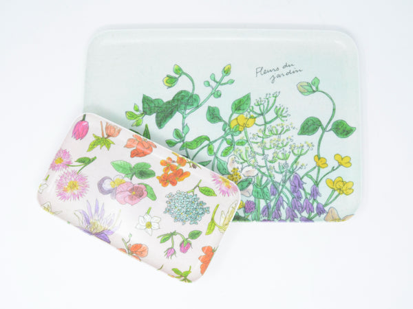 Medium Linen Tray - Fleur Sauvage