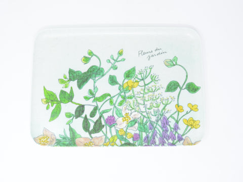 Medium Linen Tray - Fleur Sauvage