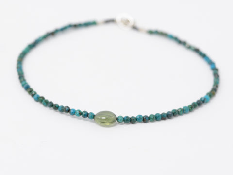 Chrysoprase + Green Apatite