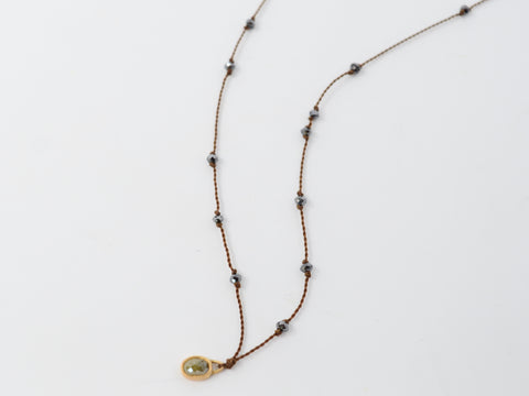 Diamonds + 18K Pendant