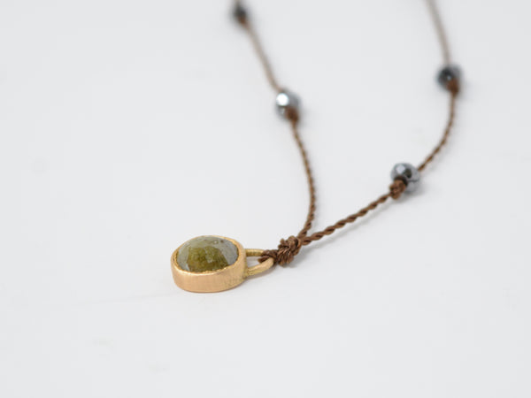 Diamonds + 18K Pendant