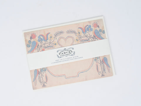 Folk Certificate Stationary Set