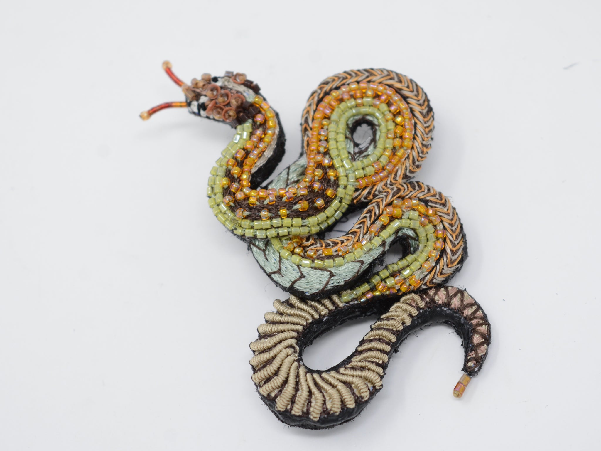Viper Snake Brooch