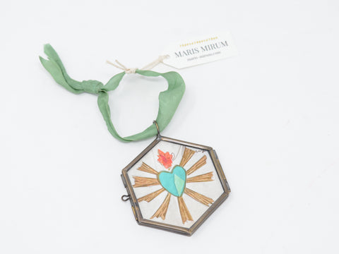 Sacred Heart Locket Ornament