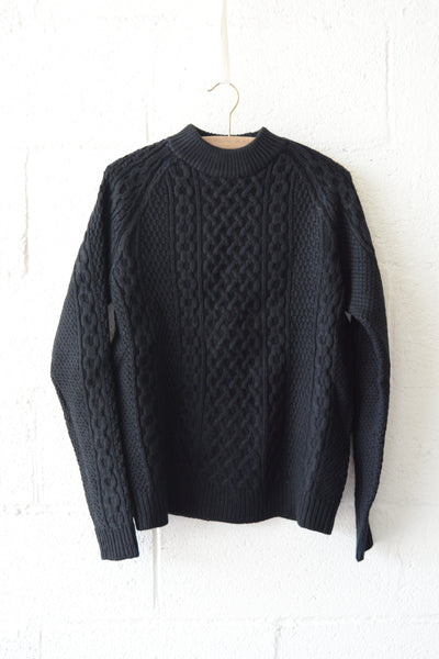 Fisherman Sweater - Black