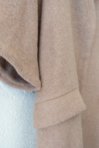 Layering Jacket - Latte Wool Mohair