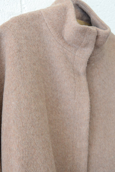 Layering Jacket - Latte Wool Mohair