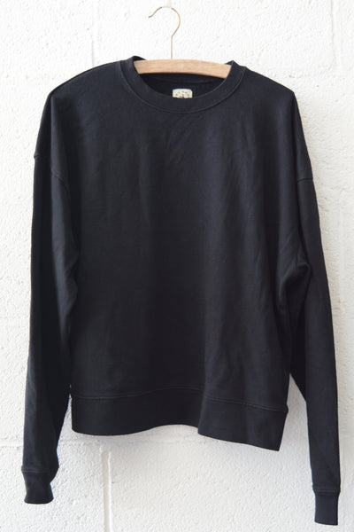 The Boxy Sweatshirt - Black