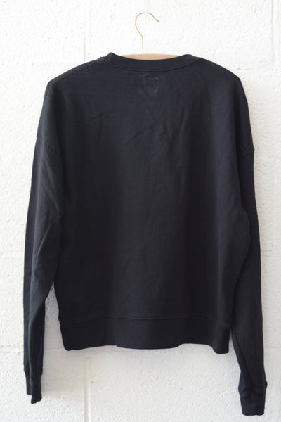 The Boxy Sweatshirt - Black