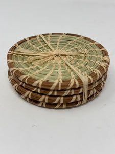 Pine Needle and Grass Coasters