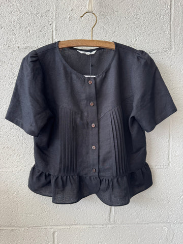 Shortsleeve Pintuck Top