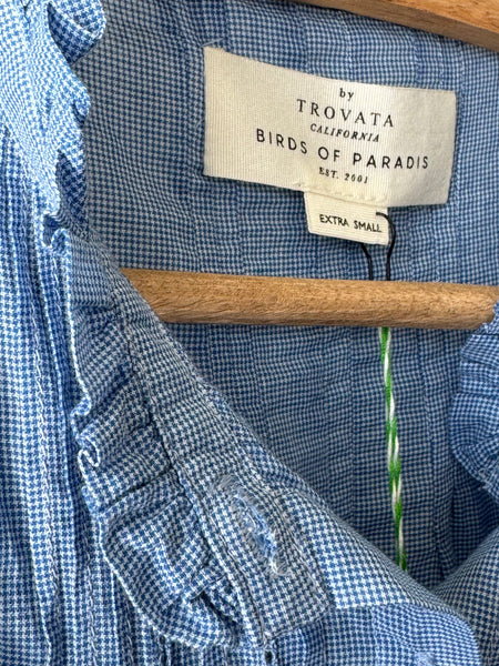 Mira Blouse - Brisa Houndstooth