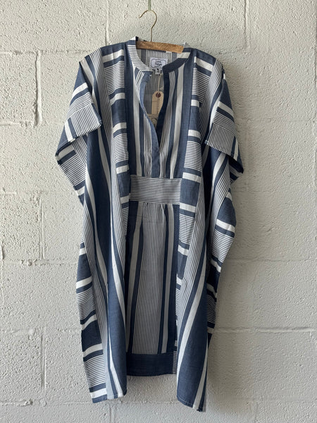 Emerson Short Caftan - Varied Stripe