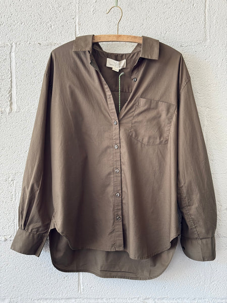 Blake Oversized Shirt - Olive