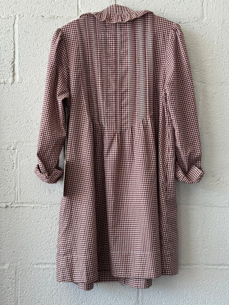 Olive Dress Mahogany Check