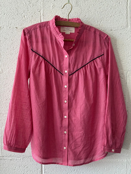 Ruth Shirt Rosehip Gingham