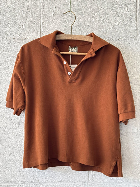The Boxy Polo Cedar