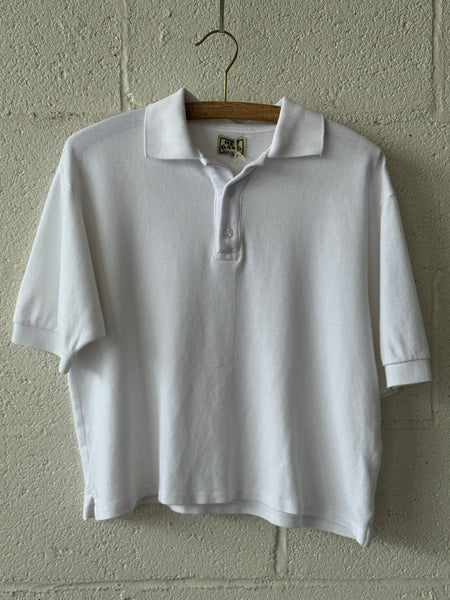 The Boxy Polo White