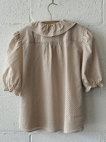 Charlie Shirt in Fawn Dot