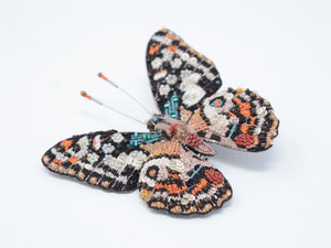 Lime Swallowtail Butterfly Brooch