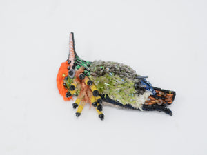 Tufted Coquette Brooch