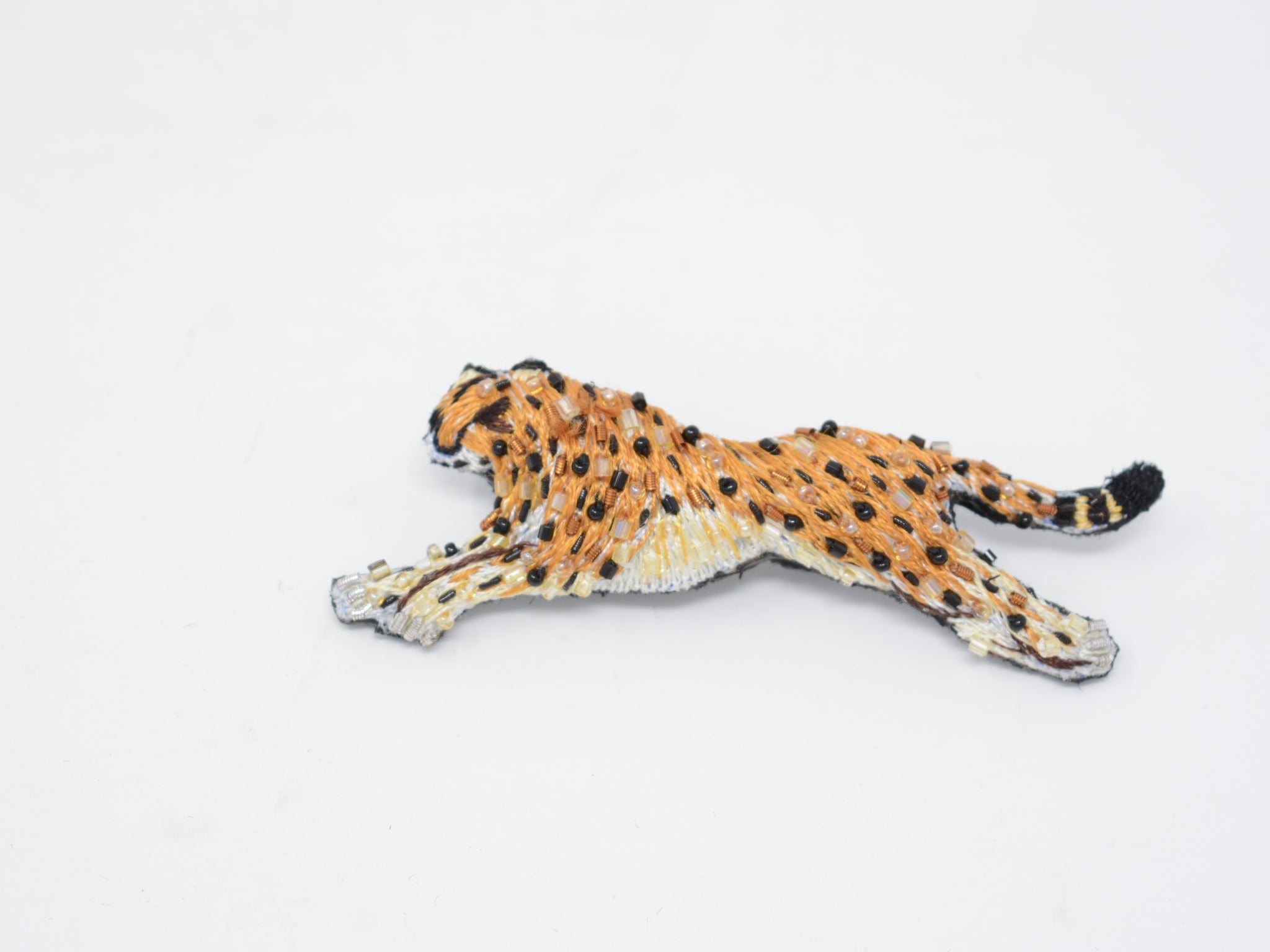 Sprinting Cheetah Brooch Pin