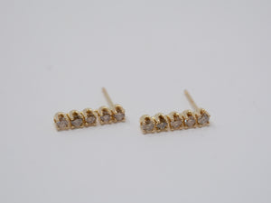Diamond Line Earrings