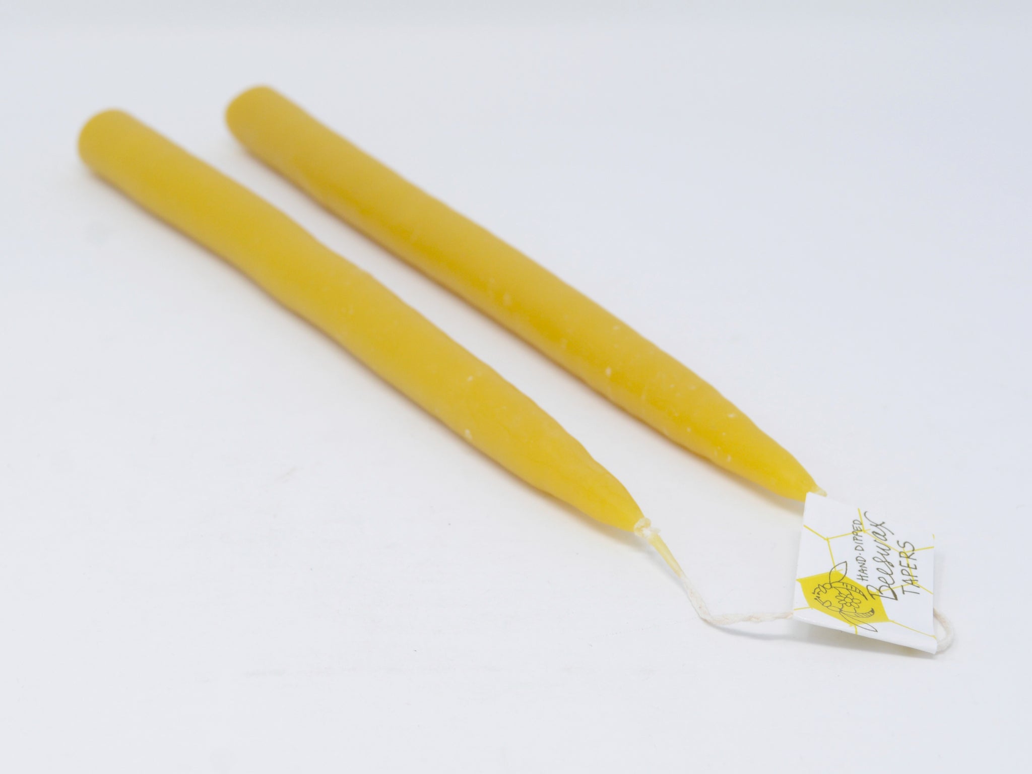 Tall Beeswax Tapers/Pair