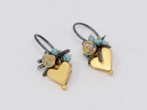 Tiny Treasures Heart Earrings