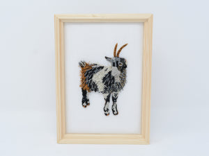 Wild Goat Beaded Art
