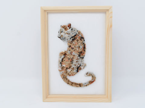 Leopard Beaded Art