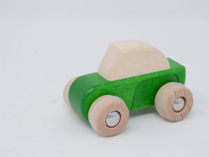 Wooden Pullback Car